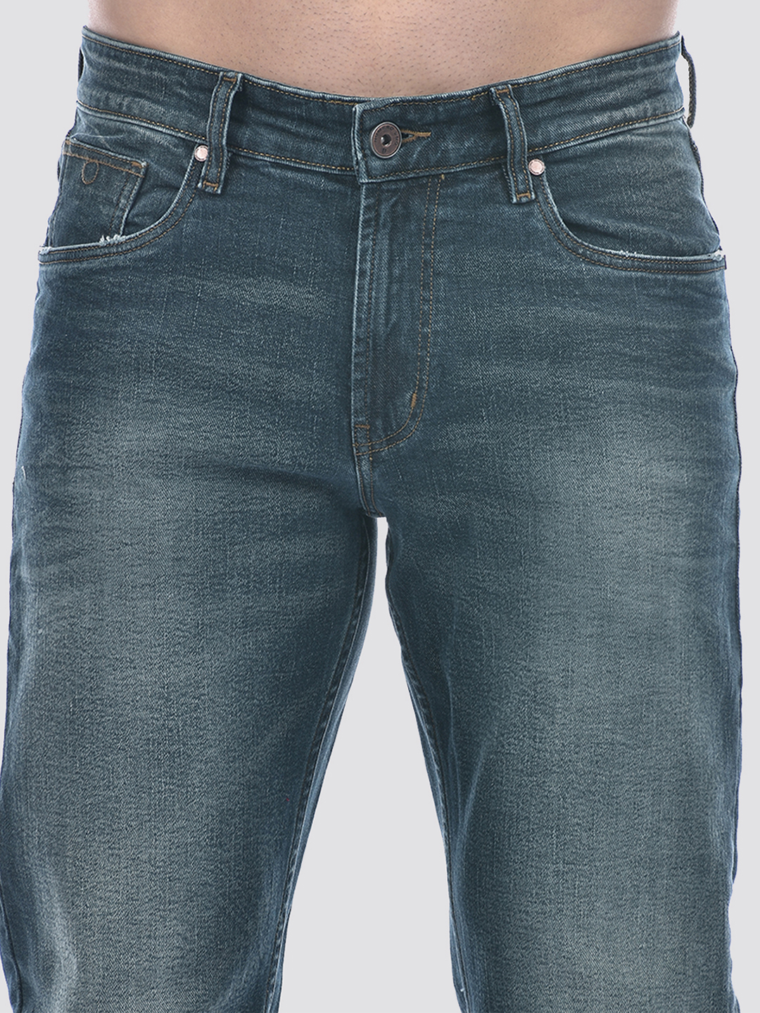 Numero Uno Men Stonewashed Regular Fit Sustainable Jeans